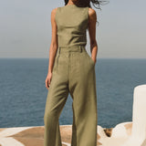 Faithfull - Ida Pant Khaki - Final Sale