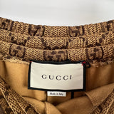 Gucci Brown GG Monogram Joggers Size XXS (UK 4)