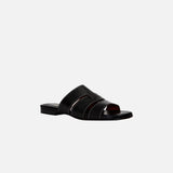 MANU ATELIER - 15 Woven Leather Slippers Black Soft