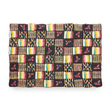 GABRIELA HEARST - Alec Patchwork Knit Blanket in Dark Navy Multi Welfat Cashmere