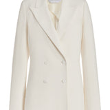 GABRIELA HEARST - Damus Blazer in Ivory Silk Wool Cady