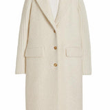 GABRIELA HEARST - Charles Coat in Ivory Cashmere Boucle