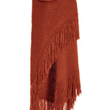 GABRIELA HEARST - Lauren Knit Wrap in Copper Welfat Cashmere