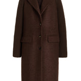 GABRIELA HEARST - Charles Coat in Chocolate Cashmere Boucle