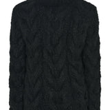 GABRIELA HEARST - Ray Knit Sweater in Black Welfat Cashmere