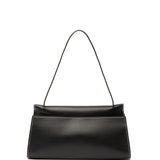 Elleme - Long Papillon Leather Black/White Stitches