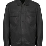 GABRIELA HEARST - Levy Jacket in Black Nappa Leather