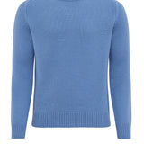 GABRIELA HEARST - Francesco Knit Sweater in Light Blue Denim Cashmere