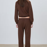 ETERNE - Straight Leg Sweatpant Chocolate