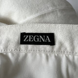 Zegna Menswear White Straight Leg Jeans Size UK 33 (EU 50)