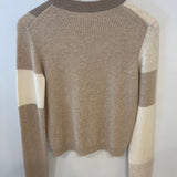 Hermès Brown and Beige Brides De Gala Cashmere Long-Sleeve Jumper Size FR 40 (UK 12) RRP £1,250