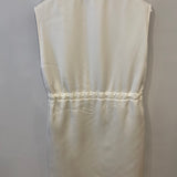 Hermès White and Multicolour Reversible Vest Coat Size FR 38 (UK 10)