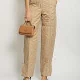 Hermès Beige Quilted Trousers with Pocket Detail FR 38 (UK 10)