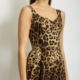 Dolce & Gabbana Leopard Print Silk Jumpsuit Size IT 38 (UK 6)