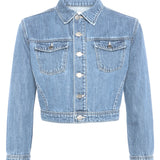 L'AGENCE - Koda Cropped Denim Jacket