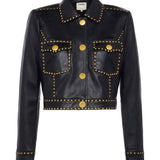 L'AGENCE - Winsome Studded Leather Jacket