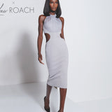 Herve Leger - HERVÉ LÉGER X LAW ROACH DAYA Sheer Layered Midi Dress