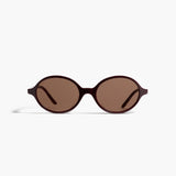 KHAITE x Oliver Peoples 2000C in Burgundy and Brown