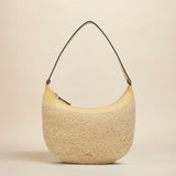 MANU ATELIER - Manu Mini Hobo Banana Shearling