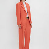 Victoria Beckham - Patch Pocket Jacket In Papaya