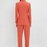 Victoria Beckham - Patch Pocket Jacket In Papaya