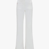 Victoria Beckham - Alina High Waisted Stretch Jean In Washed White