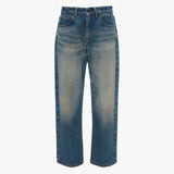 Victoria Beckham - Relaxed Straight Leg Jean In Antique Indigo Wash