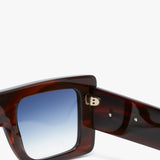 Victoria Beckham - Oversized Frame Sunglasses In Brown Horn