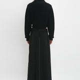 Victoria Beckham - Cropped V-Neck Cardigan In Black