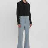 Victoria Beckham - Exclusive Wide Cropped Flare Trouser In Marina