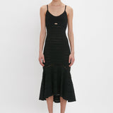 Victoria Beckham - Cut-Out Detail Cami Dress In Black