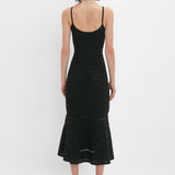 Victoria Beckham - Cut-Out Detail Cami Dress In Black