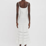 Victoria Beckham - Cut-Out Detail Cami Dress In White