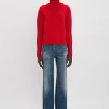 Victoria Beckham - Polo Neck Jumper In Red