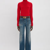 Victoria Beckham - Polo Neck Jumper In Red