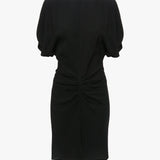 Victoria Beckham - Gathered Waist Mini Dress In Black