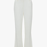 Victoria Beckham - Exclusive Cropped Kick Cotton Trousers In Off White