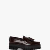 Victoria Beckham - Loafer With Toggles In Port Leather