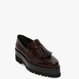 Victoria Beckham - Loafer With Toggles In Port Leather