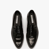 Victoria Beckham - Flatform Loafer In Black Leather