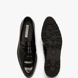 Victoria Beckham - Flatform Loafer In Black Leather