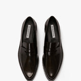 Victoria Beckham - Flatform Loafer In Brown Leather