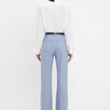 Victoria Beckham - Cropped Tux Shirt In White