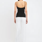 Victoria Beckham - Cut-Out Cami Top In Black