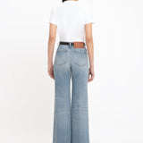 Victoria Beckham - Alina High Waisted Jean In Pale Blue Wash