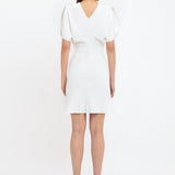 Victoria Beckham - Exclusive Gathered Waist Mini Dress In Ivory