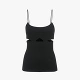 Victoria Beckham - Cut-Out Cami Top In Black