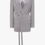 Victoria Beckham - Tailored Belted Jacket In Quartz