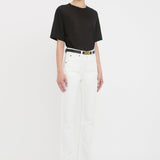 Victoria Beckham - Julia High Waisted Jean In Washed White