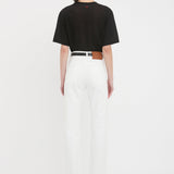 Victoria Beckham - Julia High Waisted Jean In Washed White